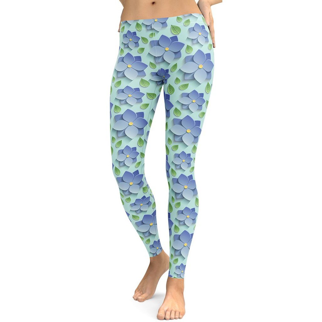 3D Floral Leggings