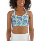 3D Floral Sports Bra