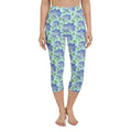 3D Floral Yoga Capris