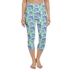 3D Floral Yoga Capris