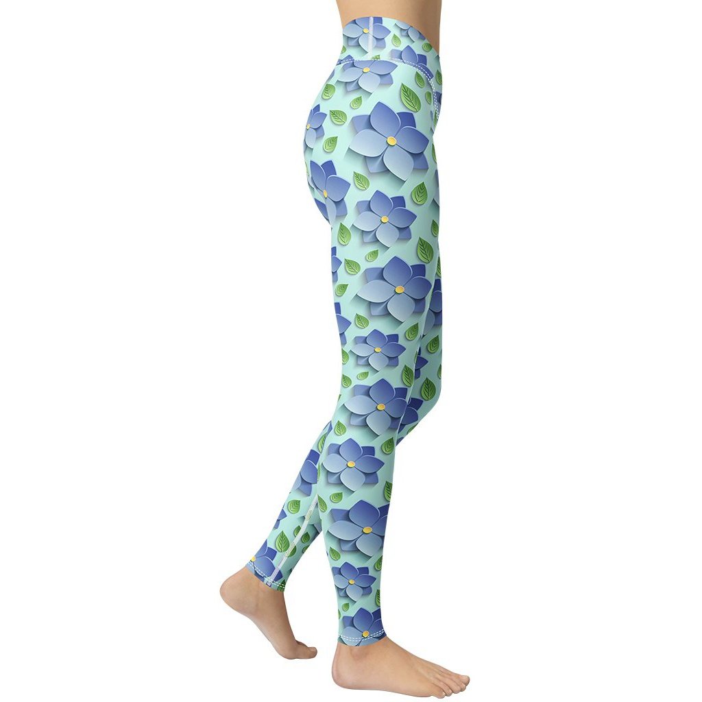 3D Floral Yoga Leggings