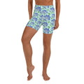 3D Floral Yoga Shorts