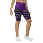 3D Industrial Print Biker Shorts