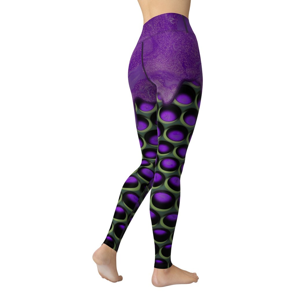 3D Industrial Print Yoga Leggings