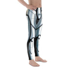 3D Iron Metal Armor Men's Leggings