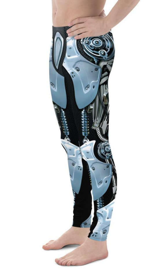 3D Robotic Men's Leggings