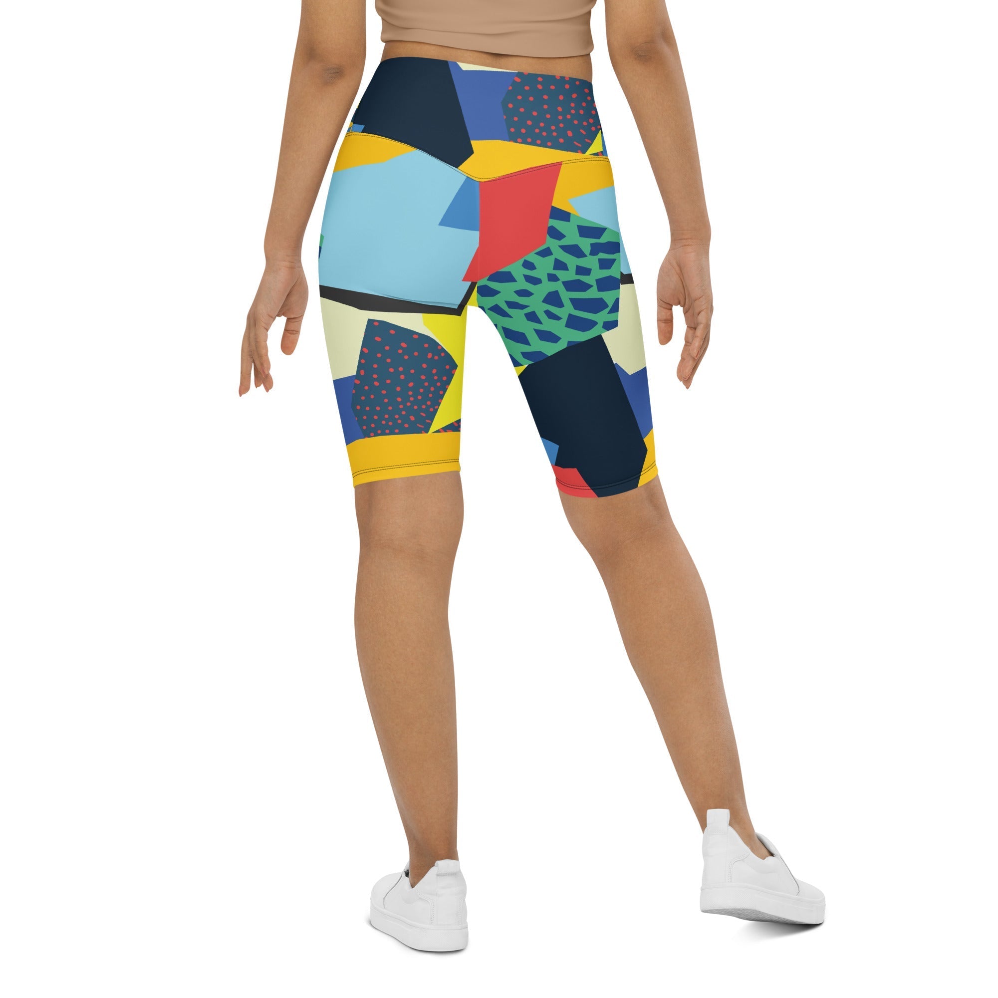 90's biker shorts top