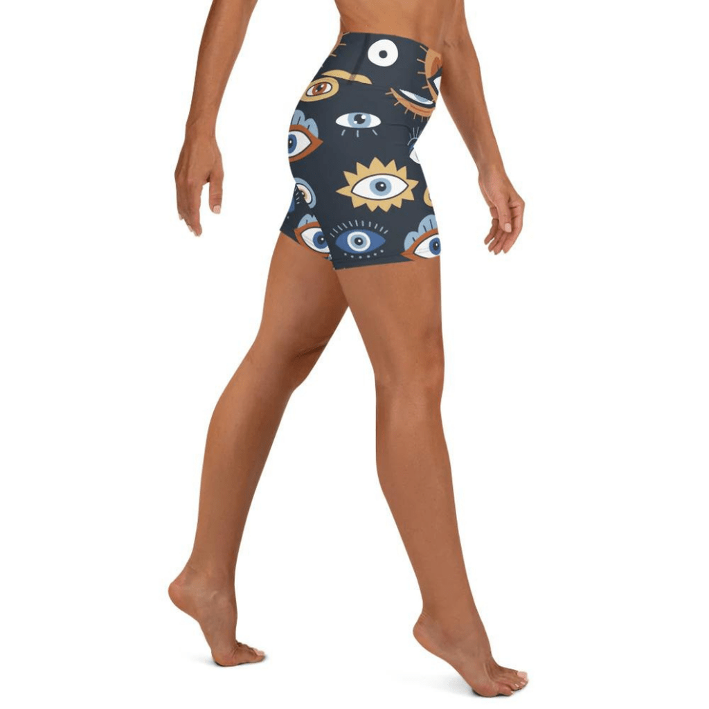 All Eyes On Me Yoga Shorts