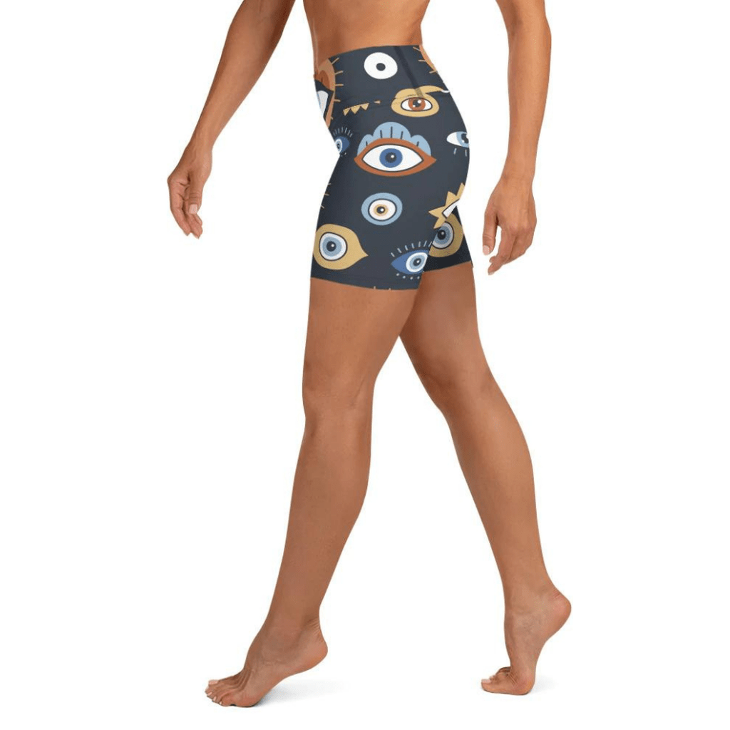 All Eyes On Me Yoga Shorts