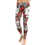All the Horrors of Halloween Leggings - FiercePulse - Premium Workout Leggings - Yoga Pants