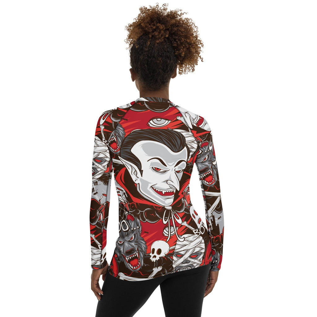 Horror Rash Guards All The Horrors of Halloween Rash Guard – FIERCEPULSE