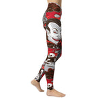 All the Horrors of Halloween Yoga Leggings - FiercePulse - Premium Workout Leggings - Yoga Pants
