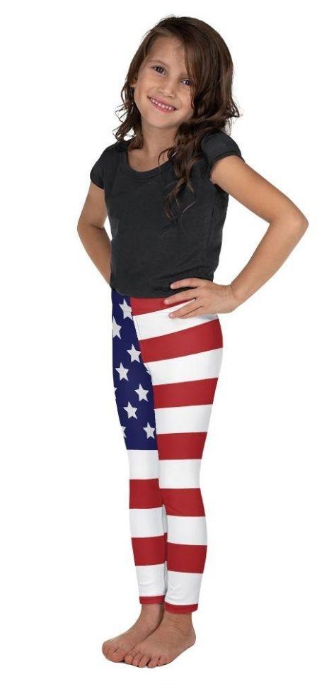 American Flag Kid's Leggings