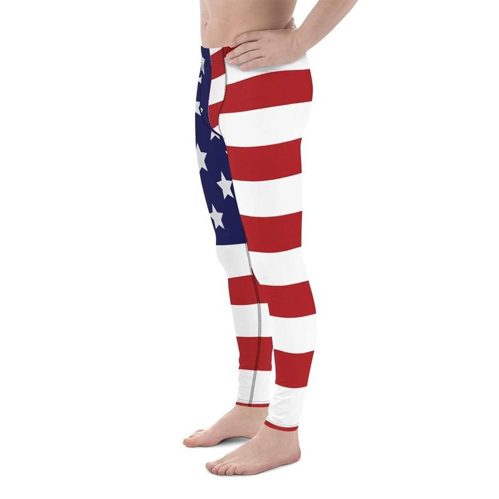 American Flag Men's Leggings