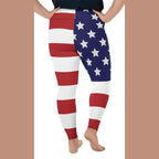American Flag Plus Size Leggings