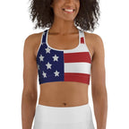 American Flag Sports Bra