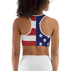 American Flag Sports Bra