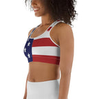 American Flag Sports Bra