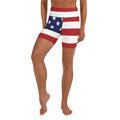 American Flag Yoga Shorts