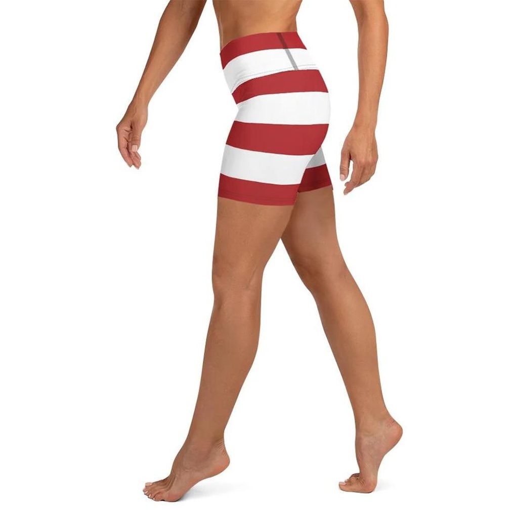 American Flag Yoga Shorts