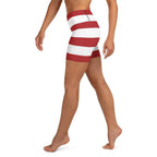 American Flag Yoga Shorts