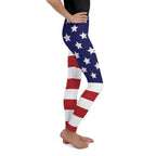American Flag Youth Leggings