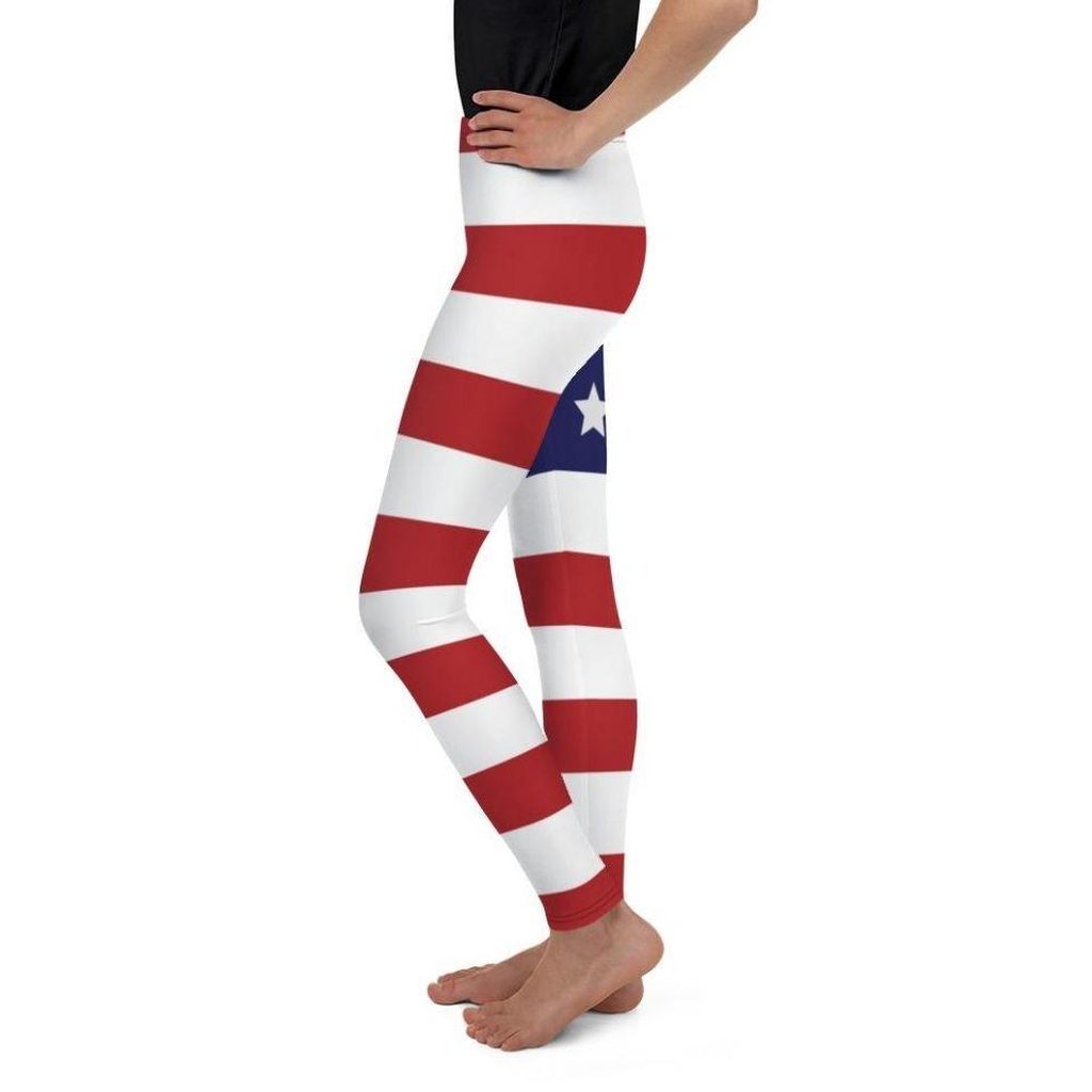 American Flag Youth Leggings