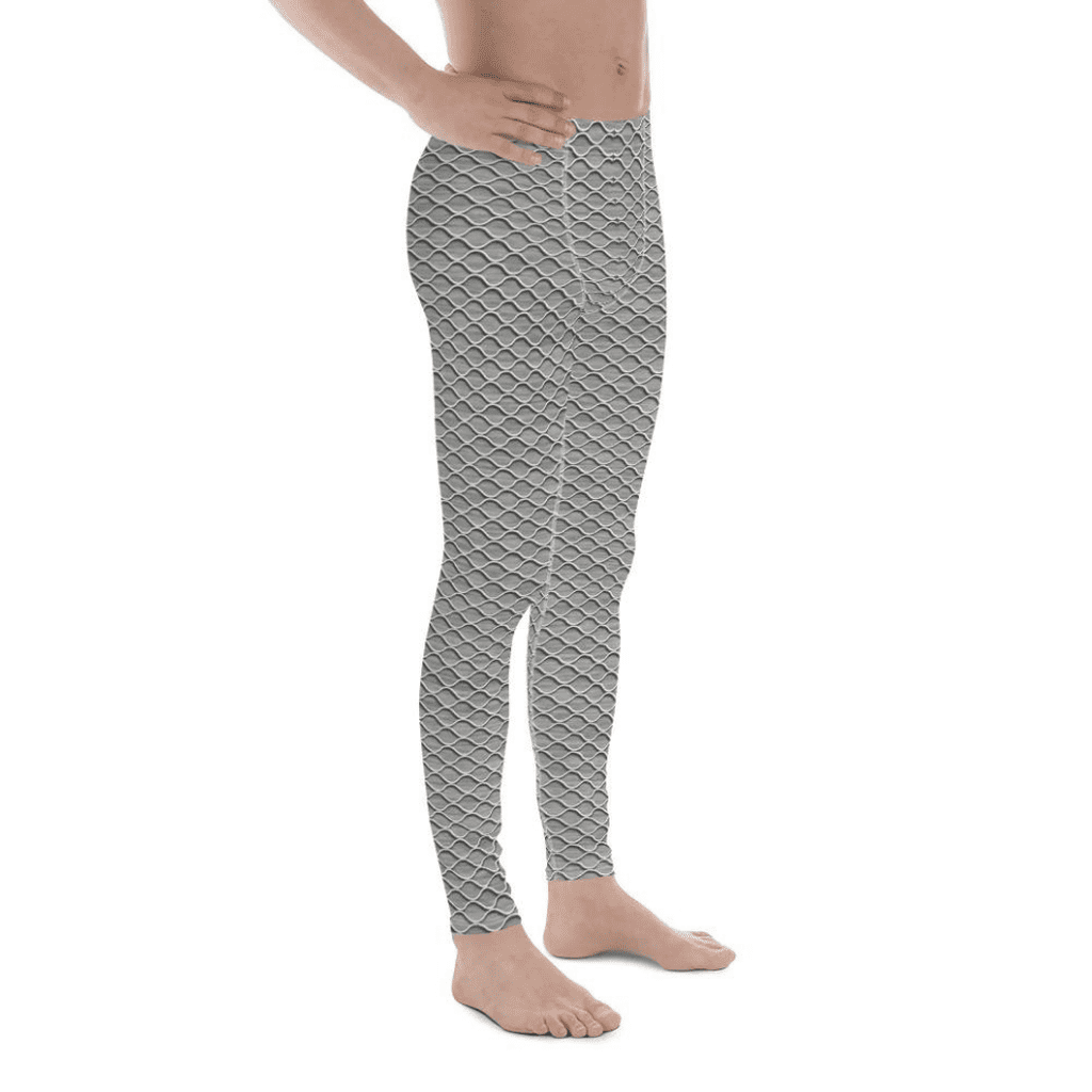 Anti Cellulite Pattern Men's Leggings