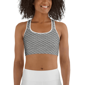 Anti Cellulite Pattern Sports Bra