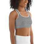Anti Cellulite Pattern Sports Bra
