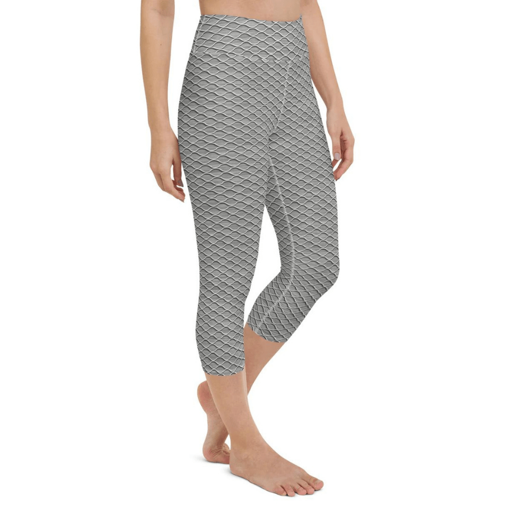 Anti Cellulite Pattern Yoga Capris
