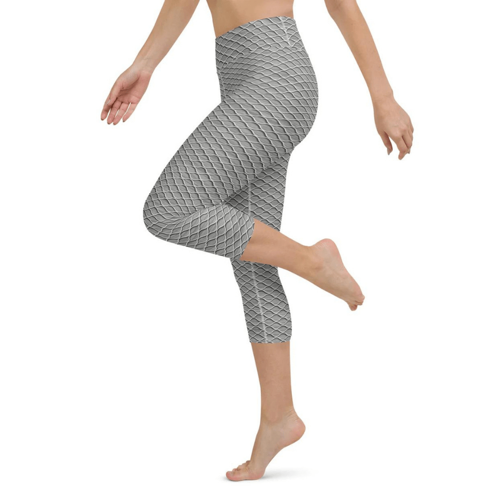 Anti Cellulite Pattern Yoga Capris