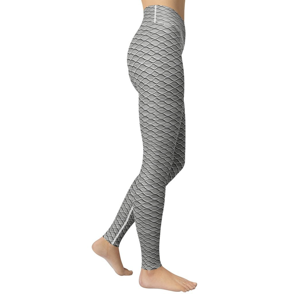 Anti Cellulite Pattern Yoga Leggings