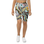 Aqua Marble Biker Shorts