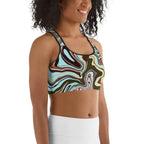 Aqua Marble Sports Bra