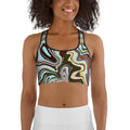Aqua Marble Sports Bra