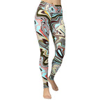 Aqua Marble Yoga Leggings