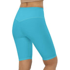 Aqua Turquoise Biker Shorts