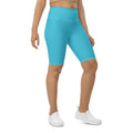 Aqua Turquoise Biker Shorts