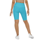 Aqua Turquoise Biker Shorts