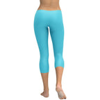 Aqua Turquoise Capris