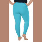 Aqua Turquoise Plus Size Leggings