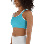 Aqua Turquoise Sports Bra