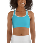 Aqua Turquoise Sports Bra