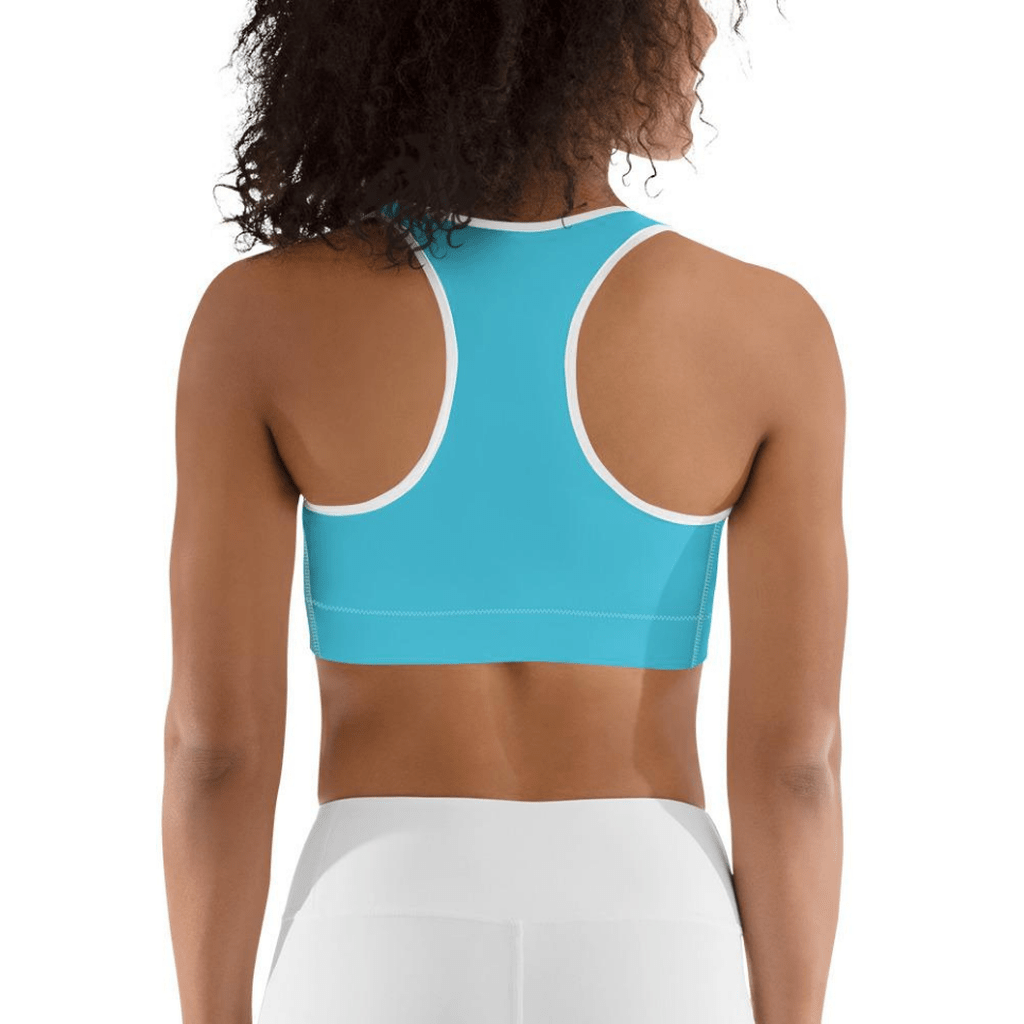 Aqua Turquoise Sports Bra