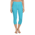 Aqua Turquoise Yoga Capris