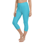 Aqua Turquoise Yoga Capris
