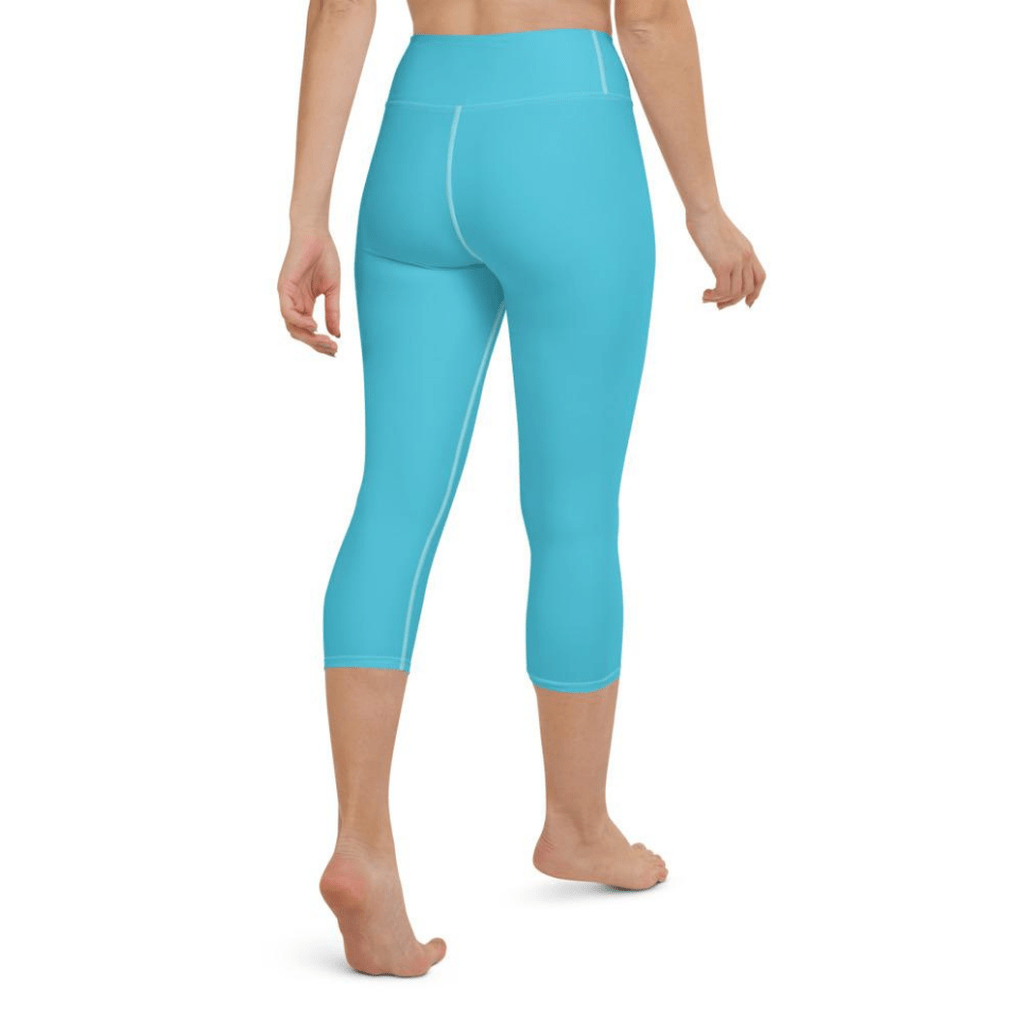 Aqua Turquoise Yoga Capris