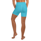 Aqua Turquoise Yoga Shorts