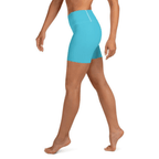 Aqua Turquoise Yoga Shorts